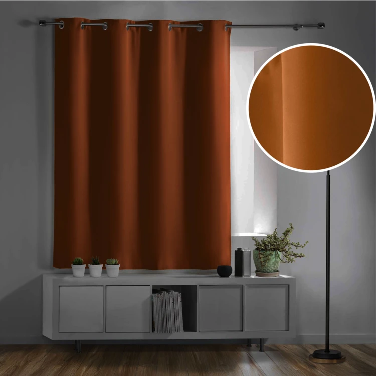 Rideau court obscurcissant 90 % adapté radiateur