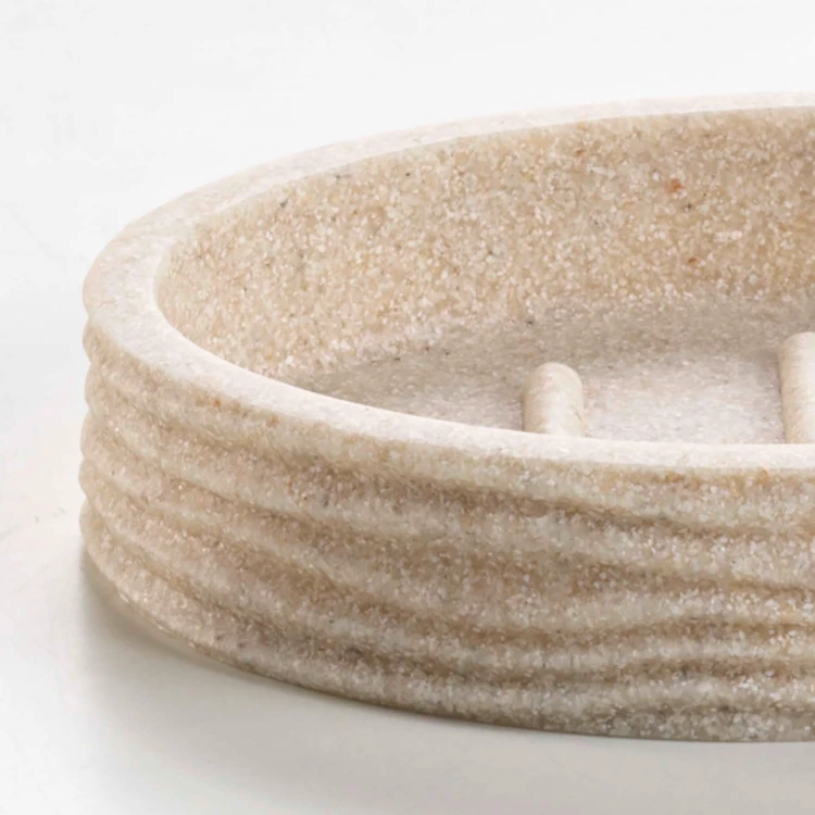 Porte-savon effet strié