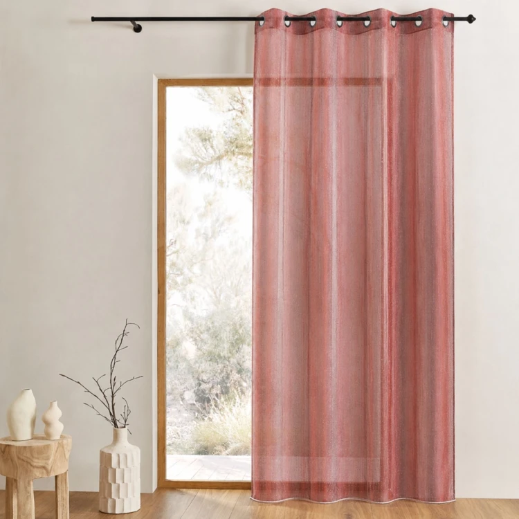 Voilage Organza fantaisie goutte métallique