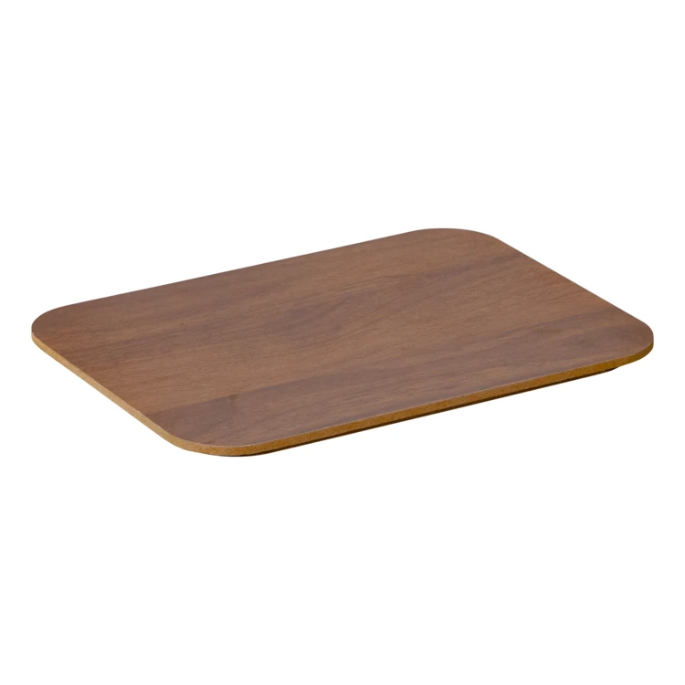 Boîte de rangement ambre et couvercle bois