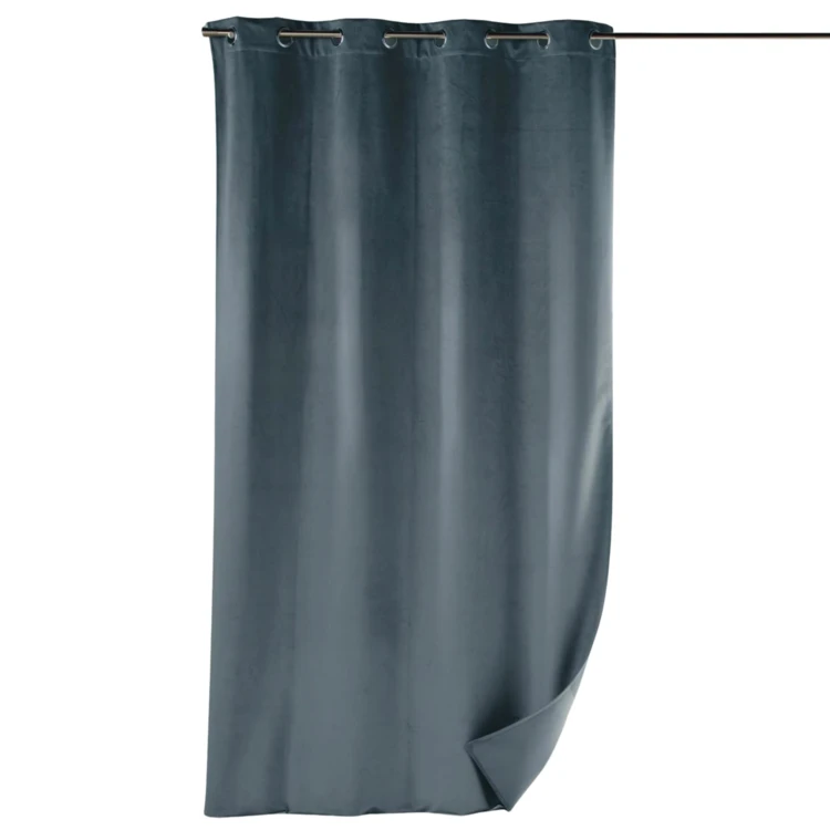 Rideau en velours tamisant fluide