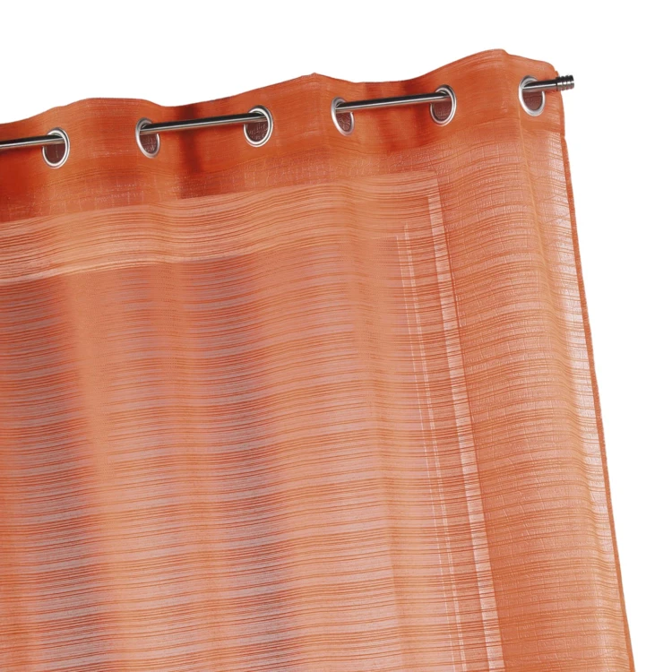 Voilage fantaisie à fines rayures