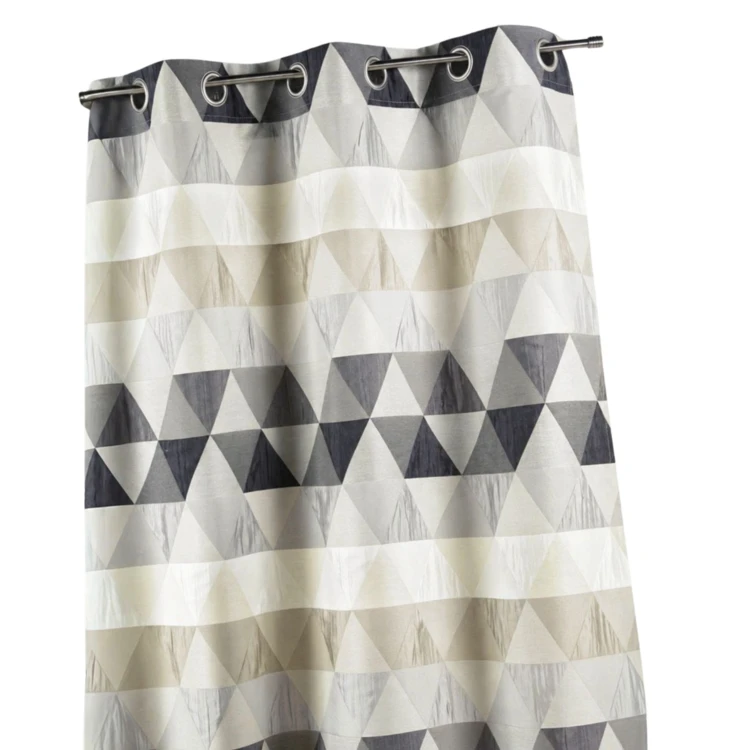 Rideau ameublement Jacquard 'triangles'