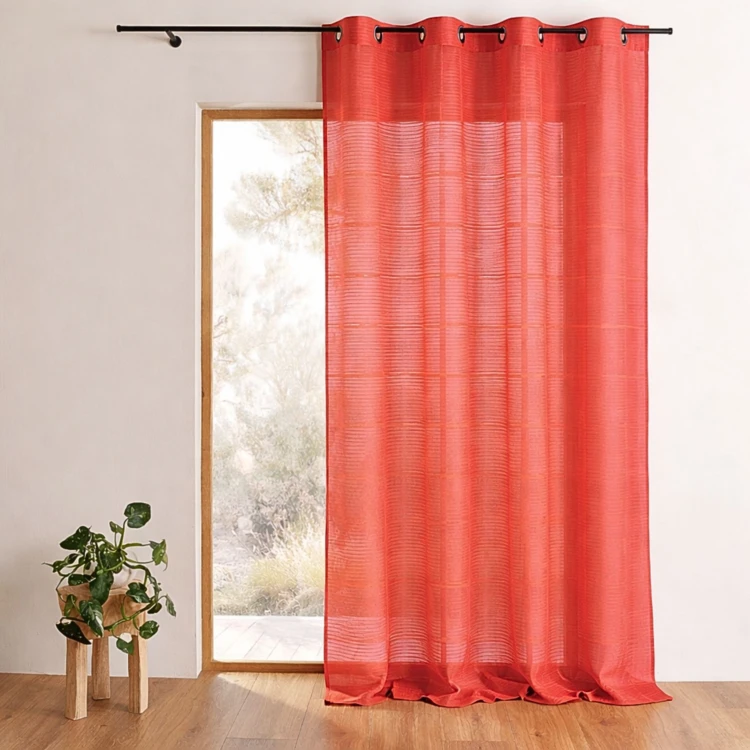 Vorhang Organza mit Questreifen