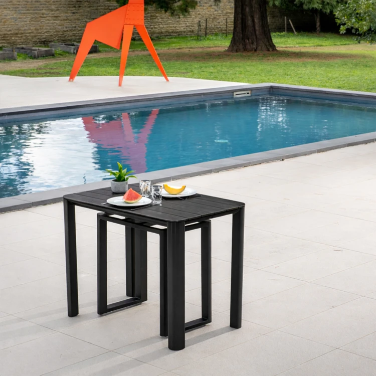 Table extensible aluminium 2/14 personnes