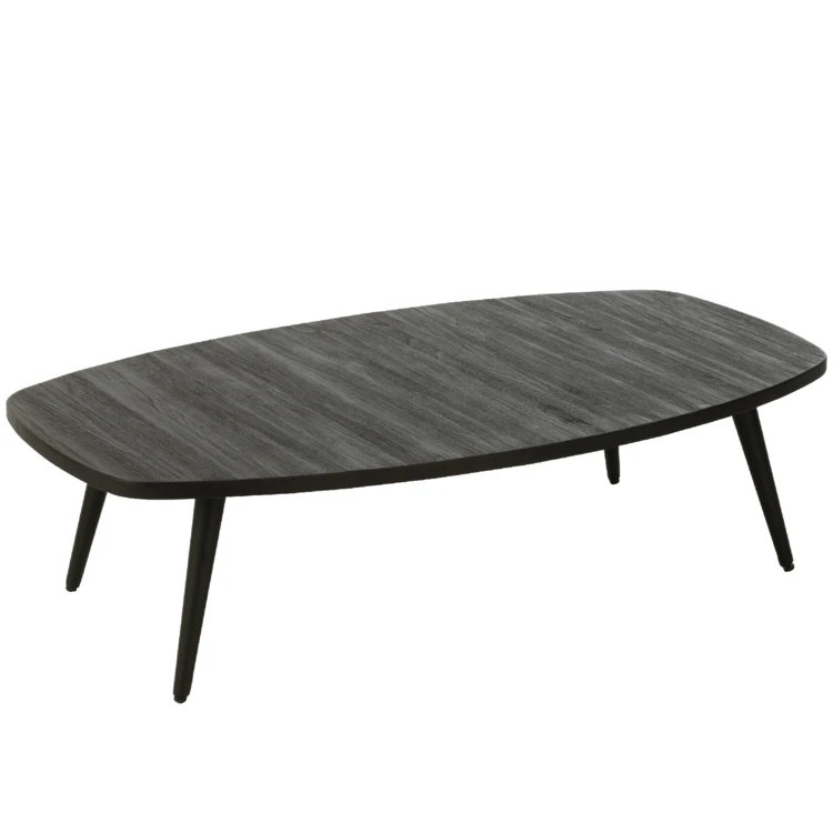 Table basse rectangulaire en teck recyclé