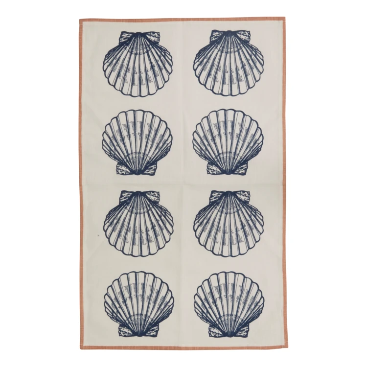 Lot de 3 torchons océan en coton