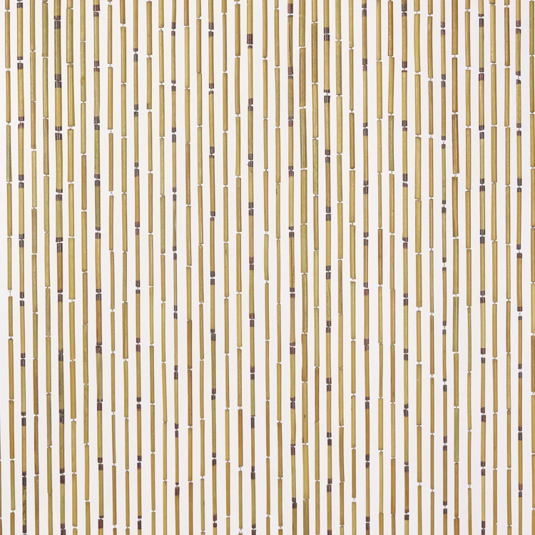 Rideau de porte en bambou avec bâtonnets naturels