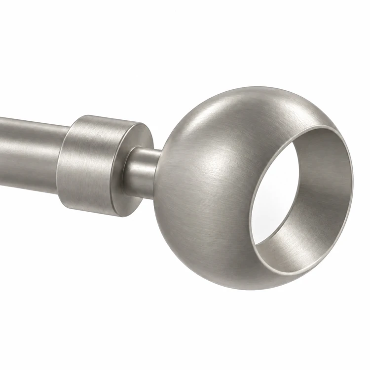 Kit tringle extensible  embout rond ajouré D16/13 mm