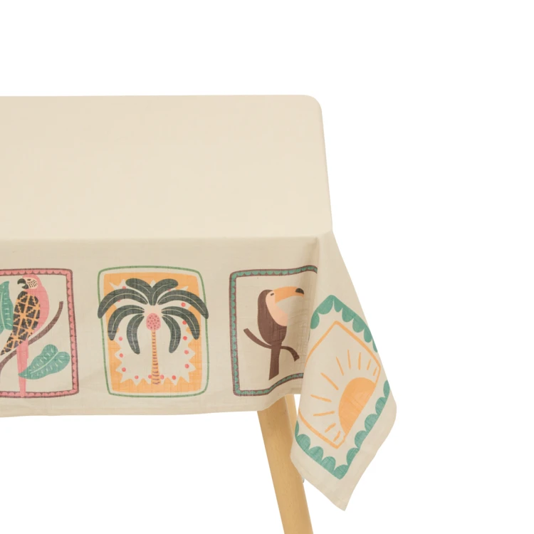 Nappe en coton tropical traitement hydrofuge