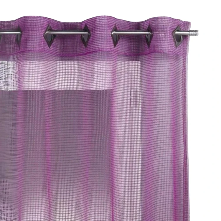 Visillo liso con ojal