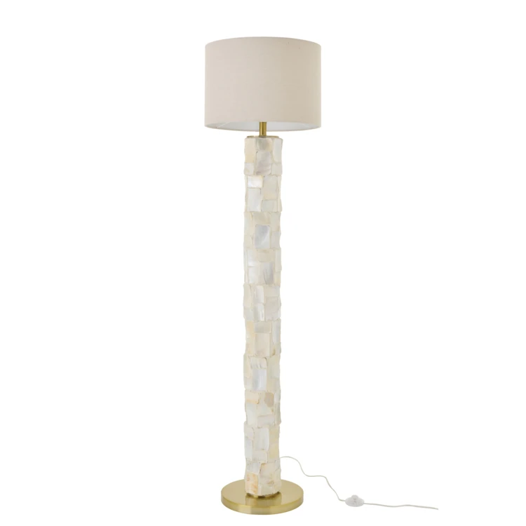 Lampadaire effet nacré
