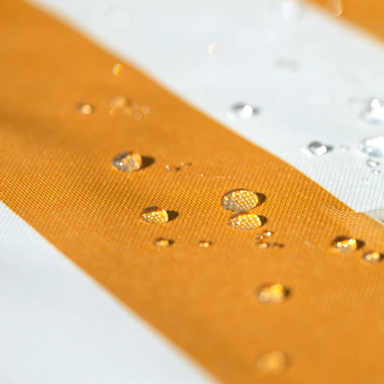 Toile outdoor enduite à rayures