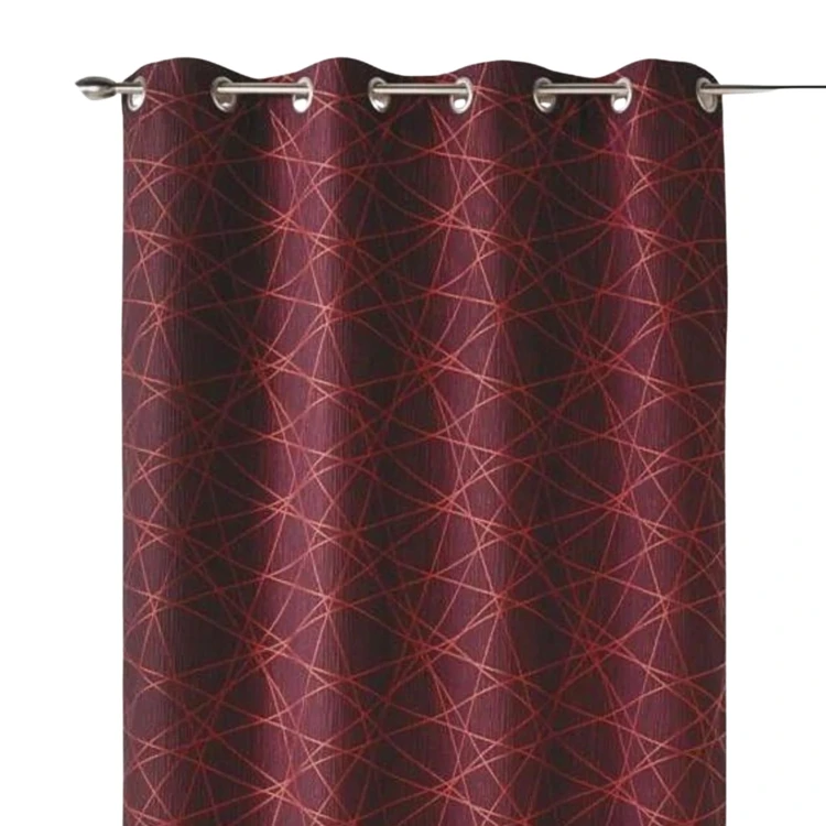 Rideau en Jacquard à Imprimés Design