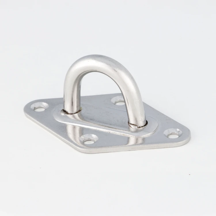 Pontet en inox 8 mm pour fixation voile d’ombrage