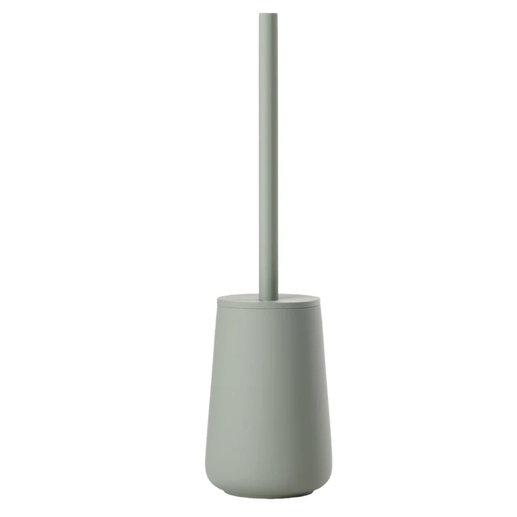 Brosse pour toilette en grès et acier