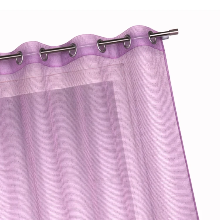 Voilage organza à fines rayures horizontales