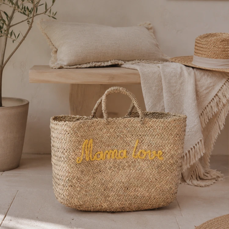 Panier rectangle écriture MAMA LOVE