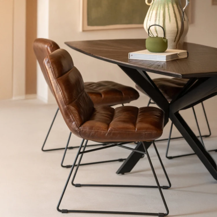 Chaise en cuir