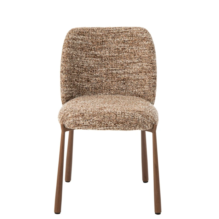 Chaise en métal et textile