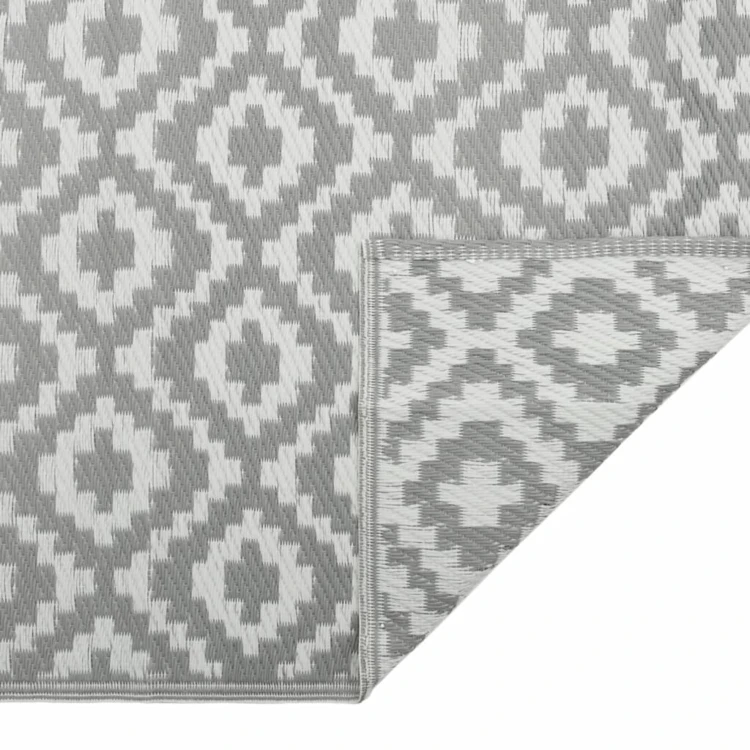 Tapis d’extérieur rectangulaire réversible motif géométrique