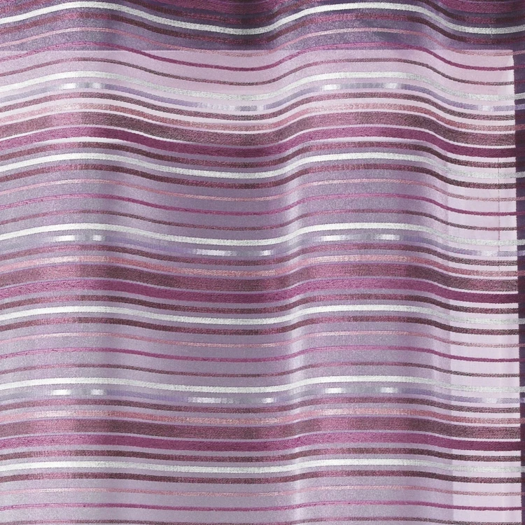 Voilage Organza tissé Rayures horizontales