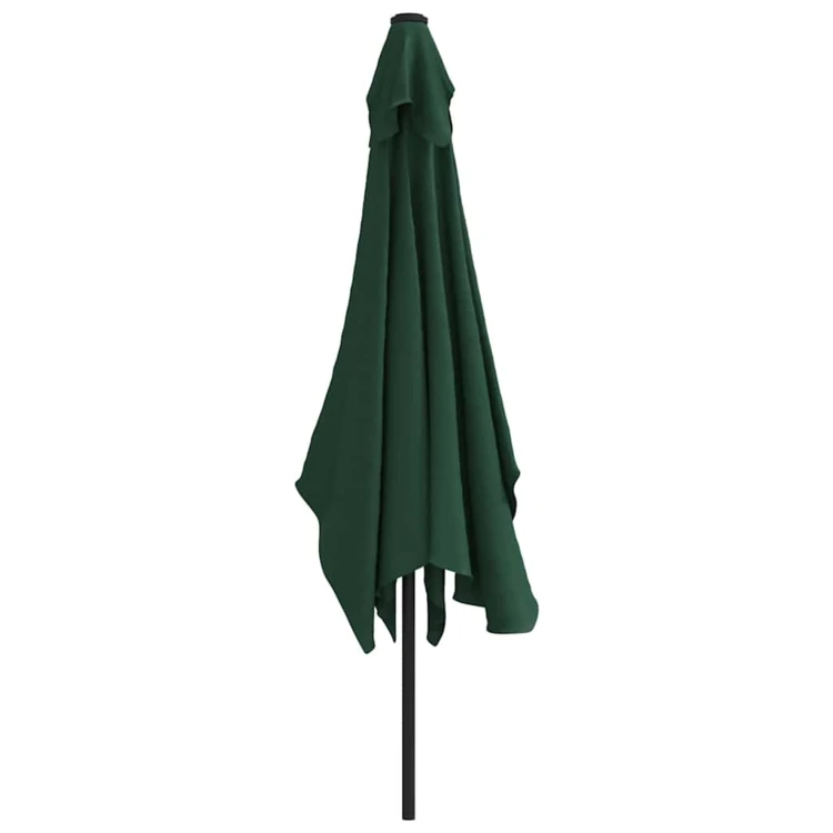 Parasol d'extérieur rectangulaire inclinable