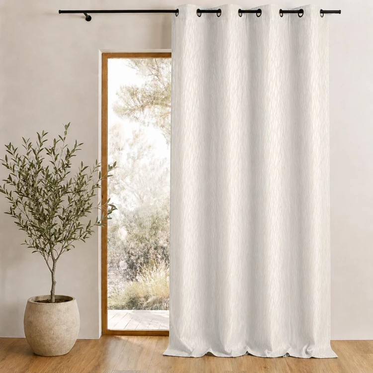 Rideau en jacquard fantaisie