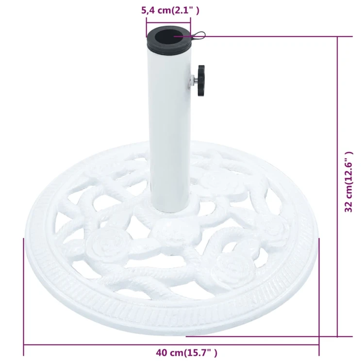 Socle de parasol en fonte