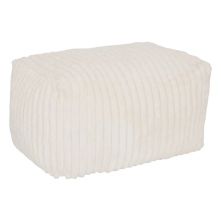 Pouf XL côtelé
