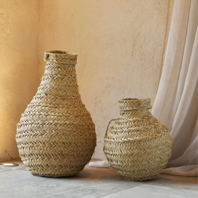 Gran cesta decorativa jarra