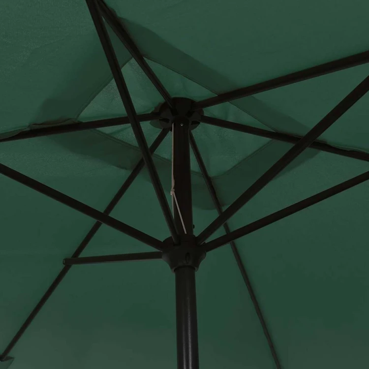 Parasol d'extérieur rectangulaire inclinable