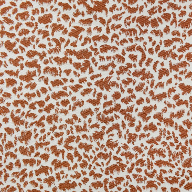 Rideau jacquard abstrait texturé à oeillets