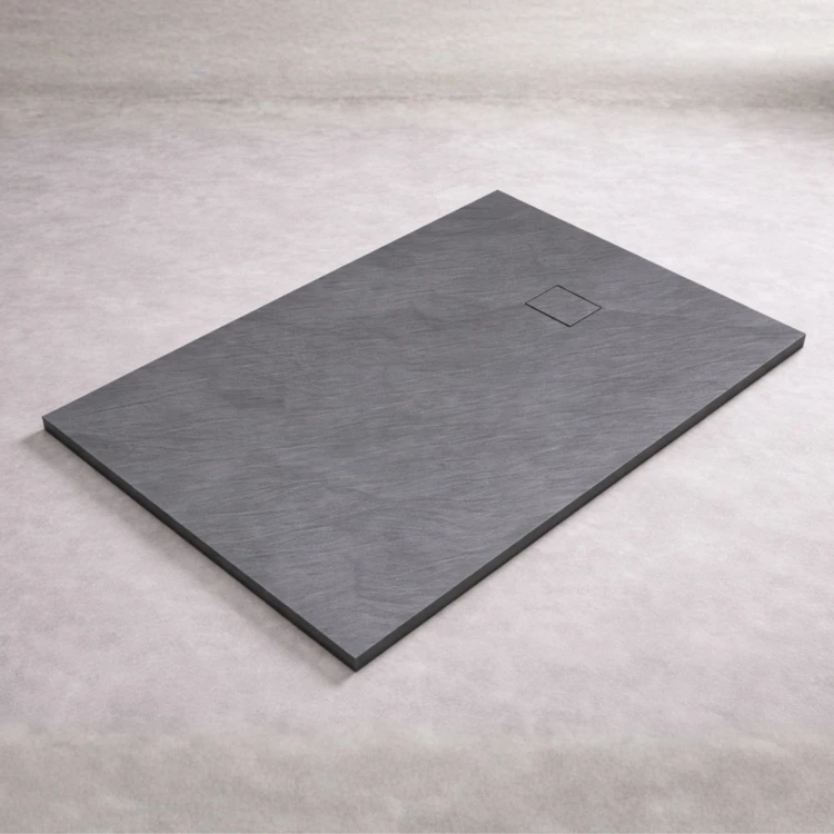 Receveur en résine effet pierre