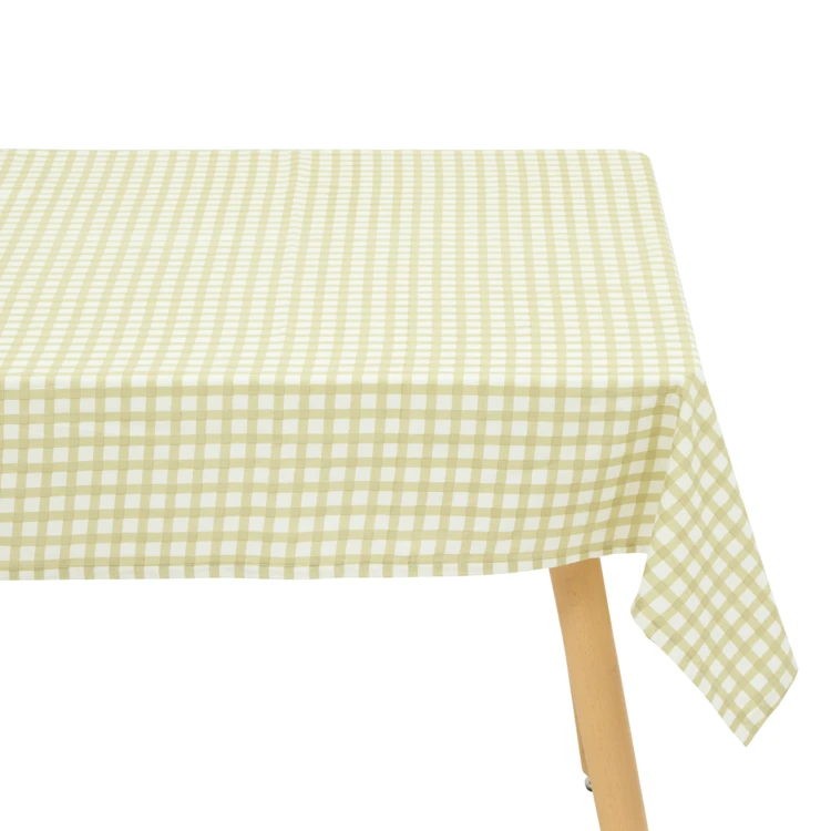 Nappe en coton vichy pour table rectangulaire