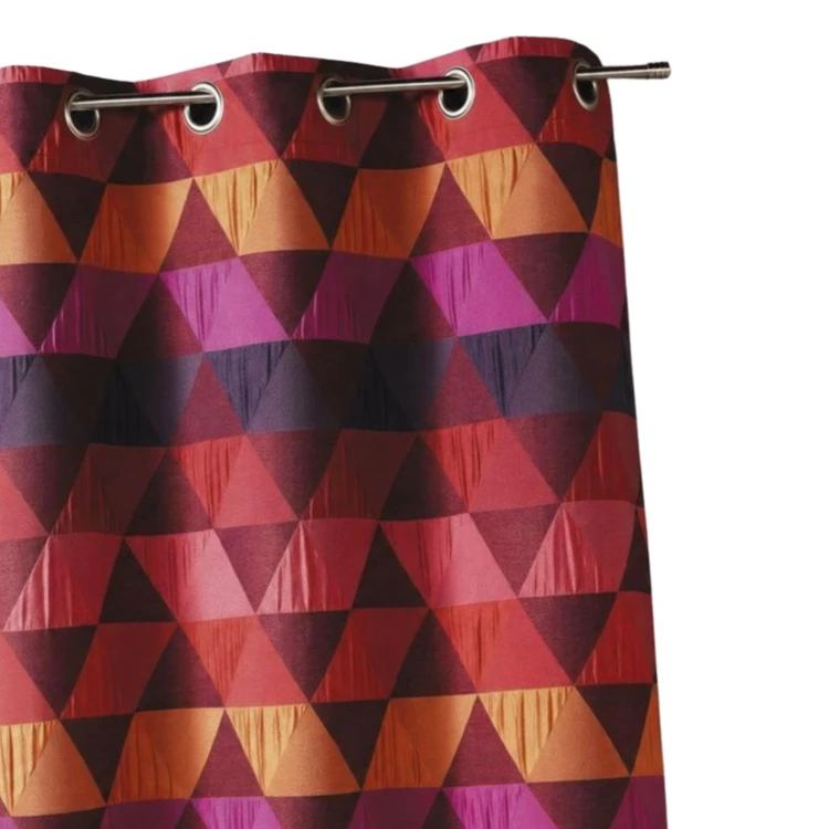 Rideau ameublement Jacquard 'triangles'