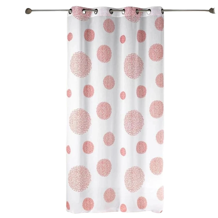 Voilage motif rond impression magnétique