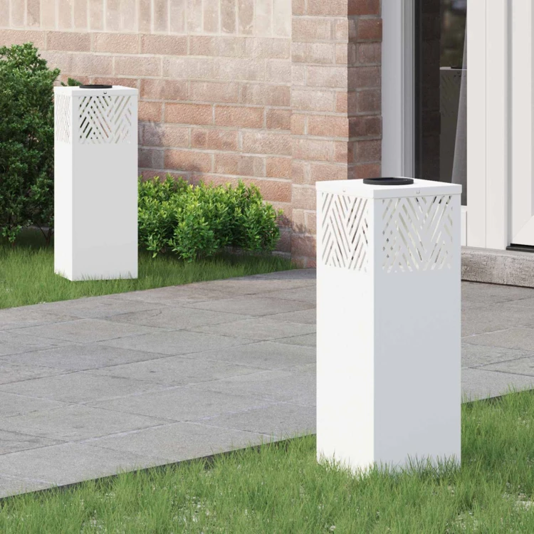 Lot de 2 lampes de chemin solaire LED extérieur