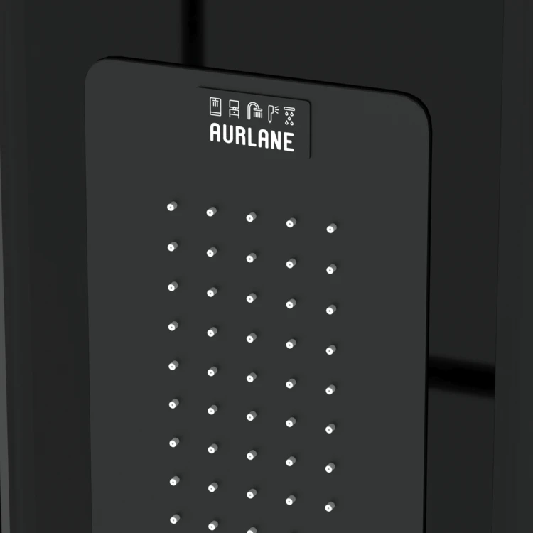 Cabine de douche hammam 1/4 de cercle hydromassant