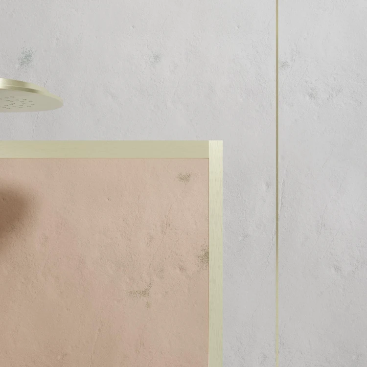 Pare-baignoire rabattable en verre trempé encadrement aluminium