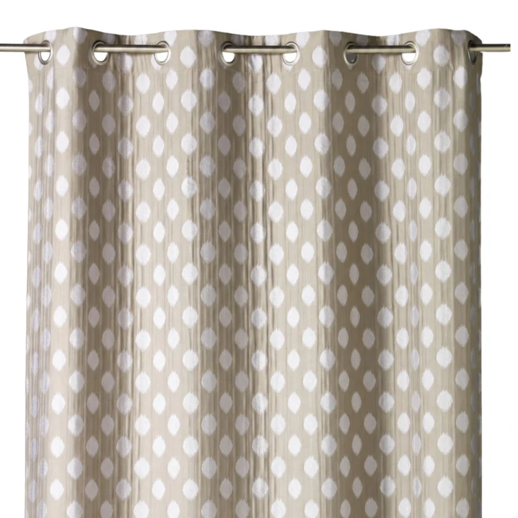 Cortina de jacquard con motivos redondeados, peso