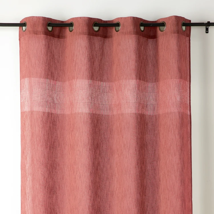 Voilage tamisant ajouré à esprit macramé