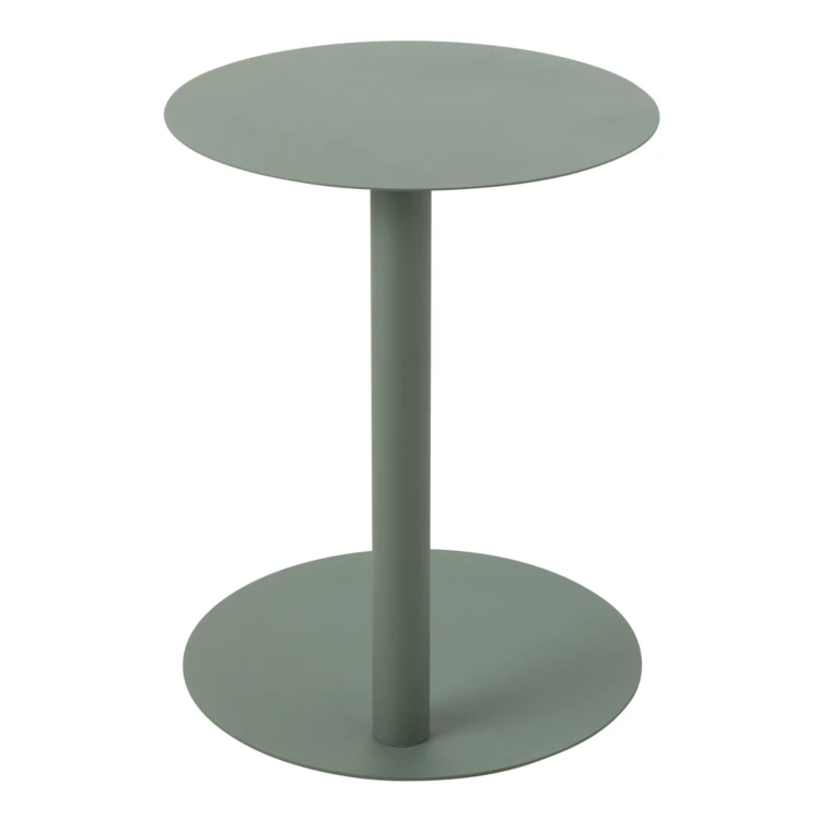 Mesa de centro de metal estilo bistró
