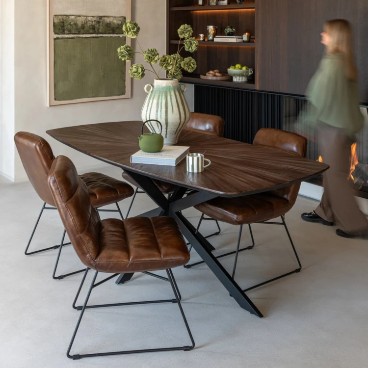 Chaise en cuir