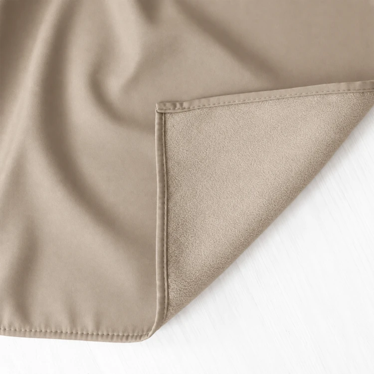 Rideau thermique en microfibre doublée