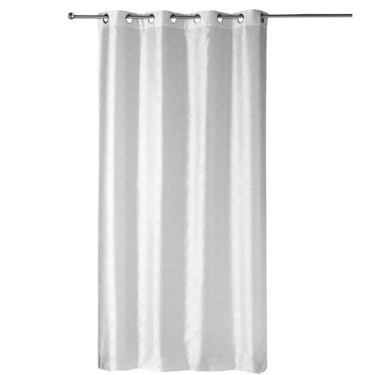 Rideau effet soie motif écaille