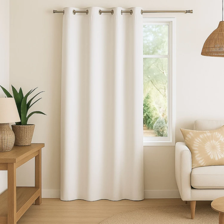 Rideau 100% occultant effet chiné