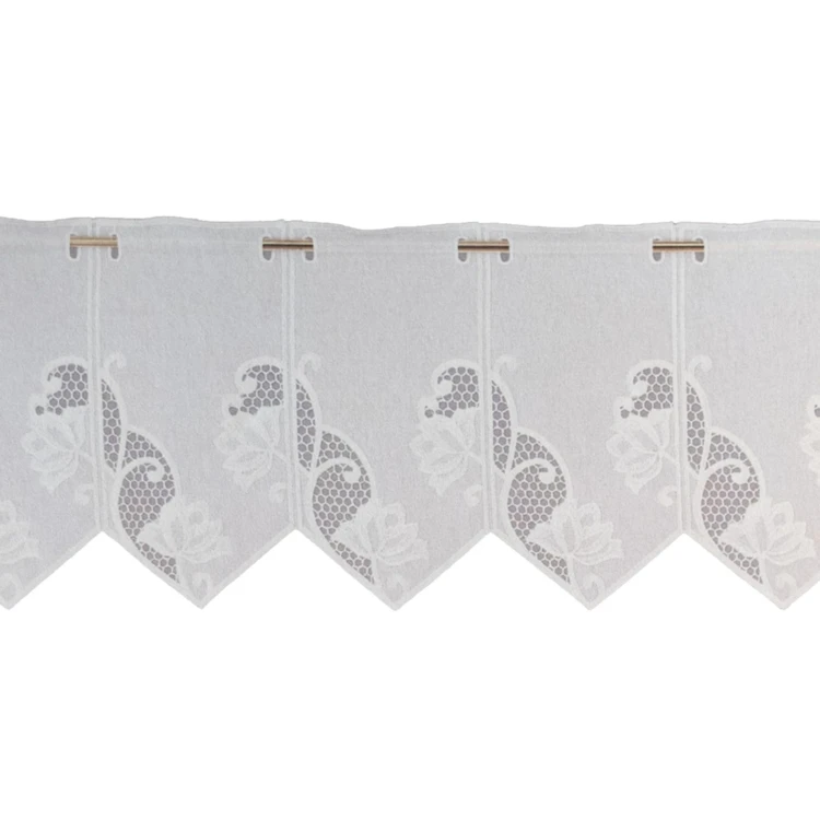 Brise bise brodé motif floral – bas à pointes droites