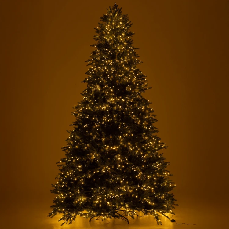 Sapin de Noël lumineux 400 LED Pampa en métal