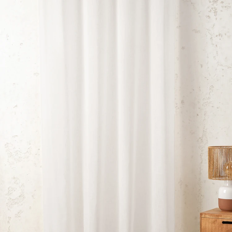 Tissu voile en polycoton chiné